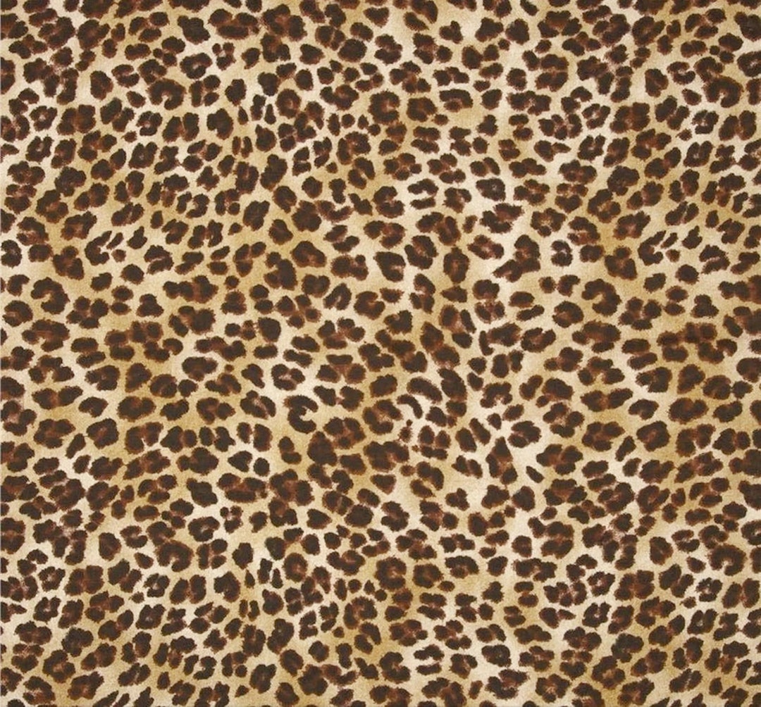 Premier Prints Leopard Amazon Brown Black Tan Animal Pattern 54wide ...