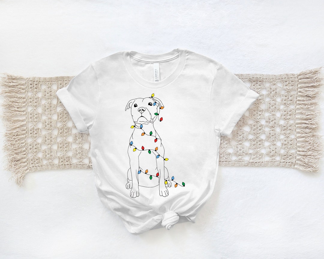 Christmas Dog Shirt Christmas Shirt Holiday Shirt Xmas Tee Etsy