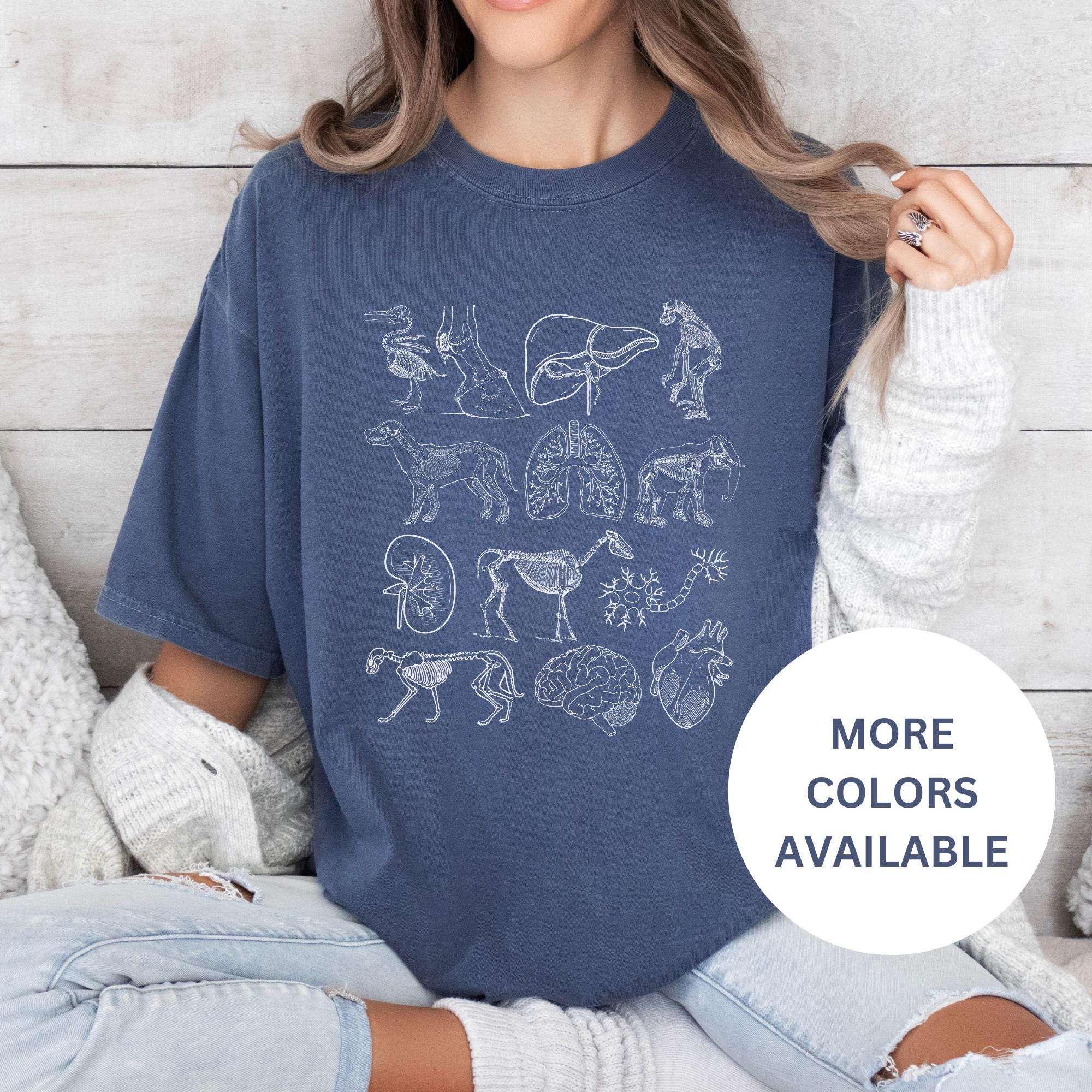Veterinäranatomie-T-Shirt. Tierärztin Med. TA-tech. Tierarzthelferin. Tierarzt. Geschenk für Tierarzt. Vet-Tech Woche. Tierarzthelferin Tag.