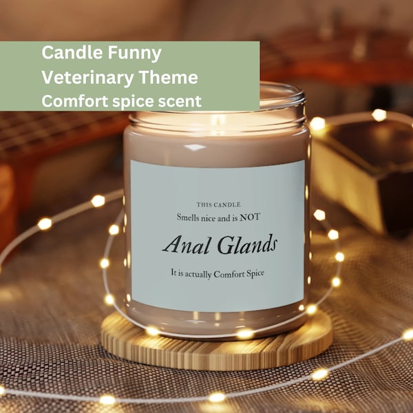 Candle Vet Tech Gift, Vet Nurse. Funny Veterinary Nurses, Vet, Dog Groomer, Trainer, Animal Care Worker, Animal Attendant, Kennel Hand.