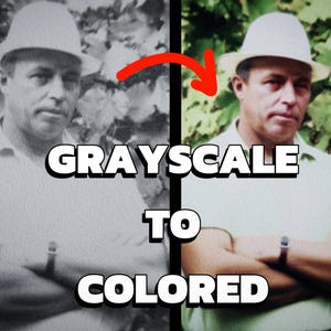 Add Color To Any Photo, Colorise Your Image. Photo Restoration From Black and White to Full Color, Realistic Video Creation (DIGITAL ONLY)