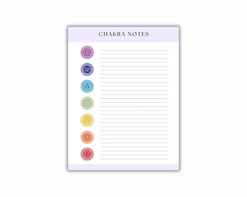 Chakra Collection Bundle Editable Canva Templates + Printable Pdfs ...