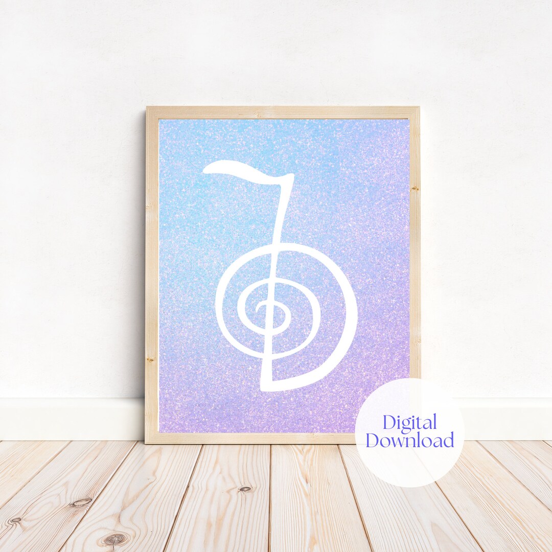 Reiki Symbols Poster Set: Lavender Healing Art (digital Downloads) - Etsy