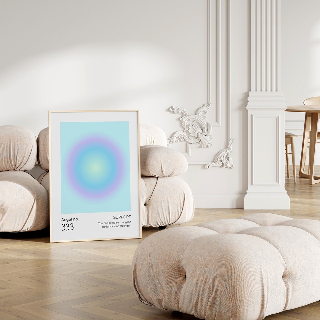 Angel Number 333 Digital Print Instant Download Poster for Support ...