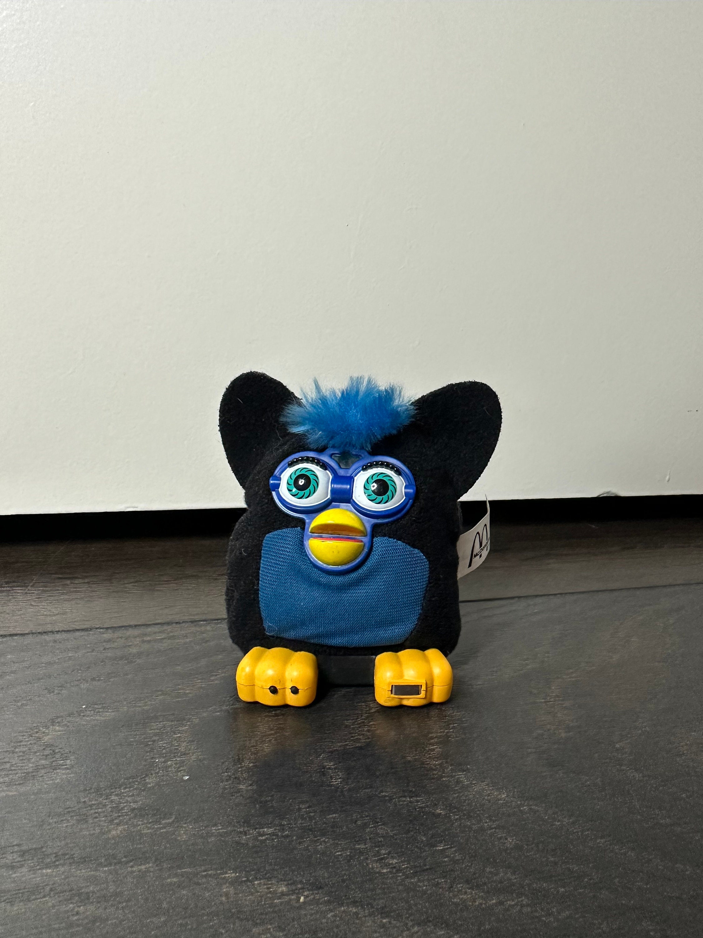 Vintage Black Mini Furby Peluche Purple Pink Aqua Blue Gray Eyes McDonalds  Tiger Electronics 2000 Clip Collectible Clean Easter Cute Rare -  France