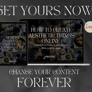 How  To Create Aesthetic Things Online - Few advices from a successful Pinterest content creator