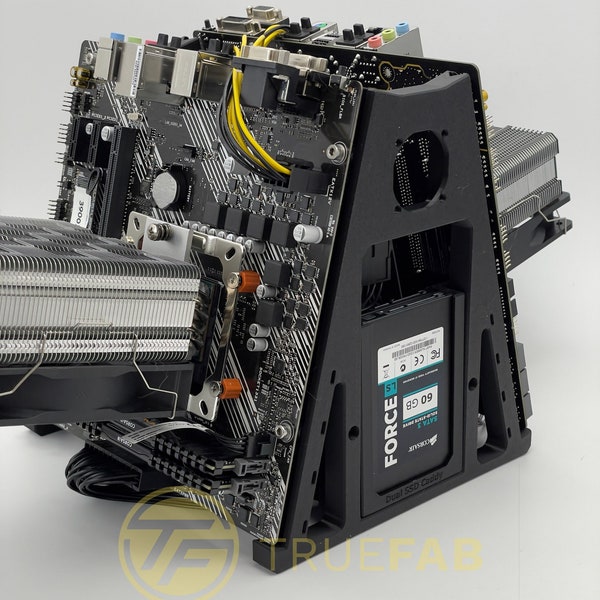 Dual Motherboard + PSU Stand für Test-Rig oder Desktop-PC