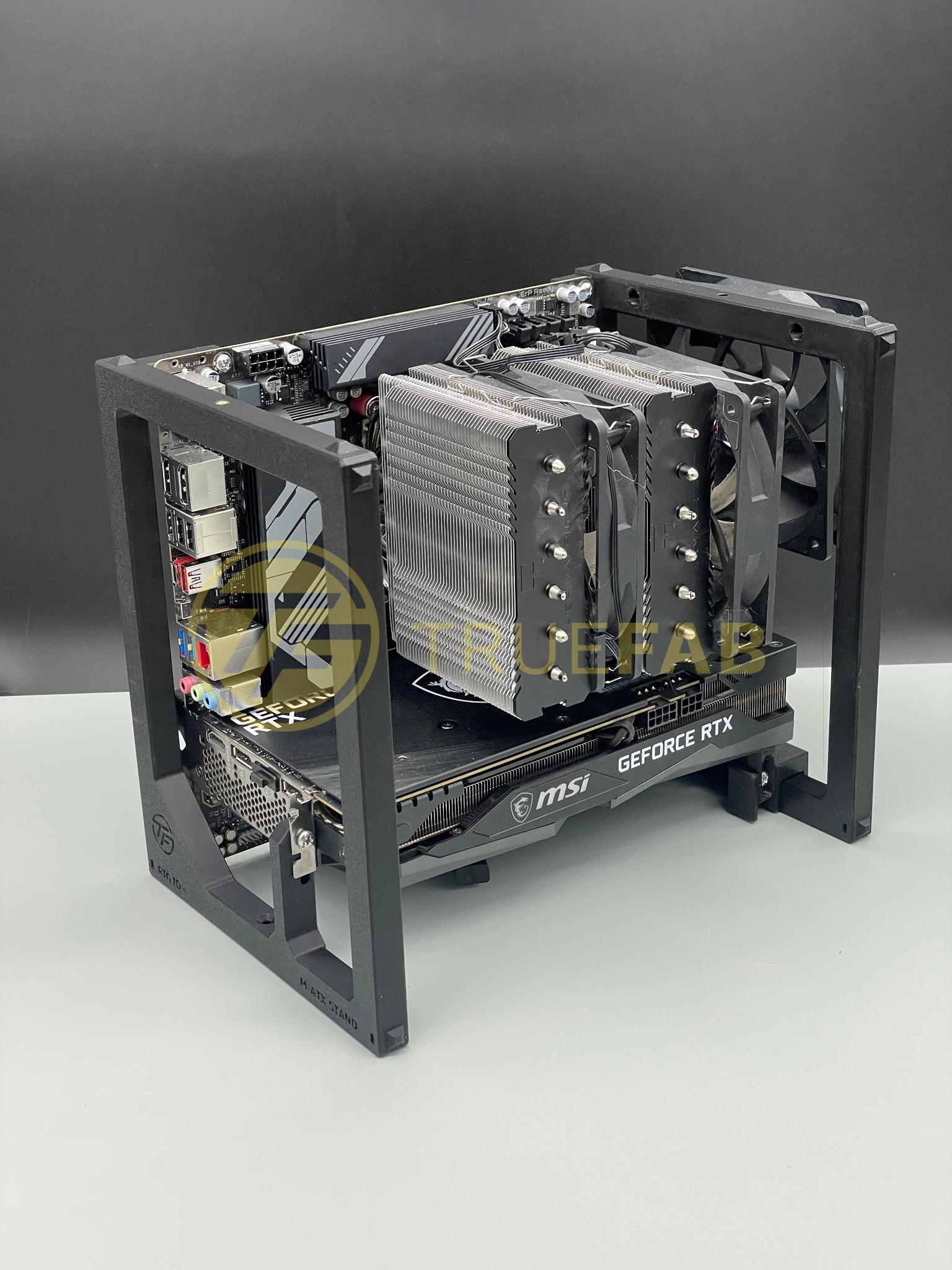 M-ATX Cpu + Gpu Stackable Rig Stand | CPU Crypto Mining, Test Rig ...