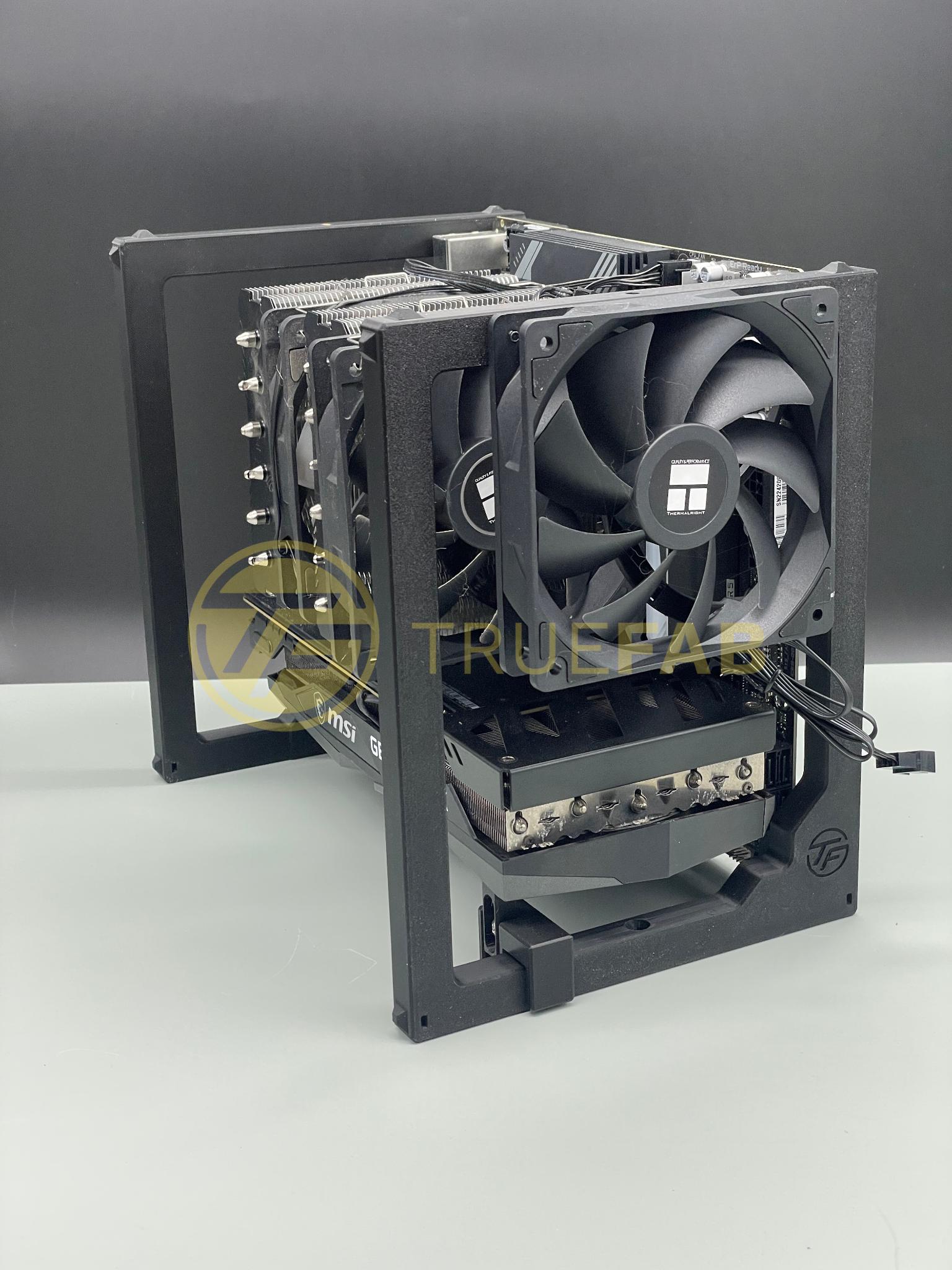 M-ATX Cpu + Gpu Stackable Rig Stand | CPU Crypto Mining, Test Rig ...