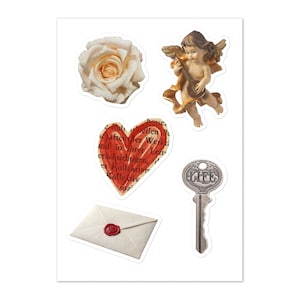 Lover Girl Sticker Sheet Pinterest Girl Sticker Pack Aesthetic Planner Laptop Stickers Water Bottle Decal