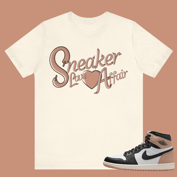 Jordan 1 High OG WMNS Latte - Sneaker Love Affair - Unisex Sneaker Matching Tees