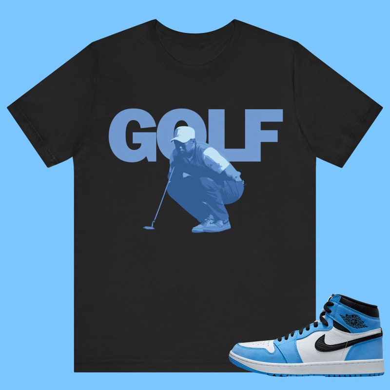 university blue jordan 1shirt