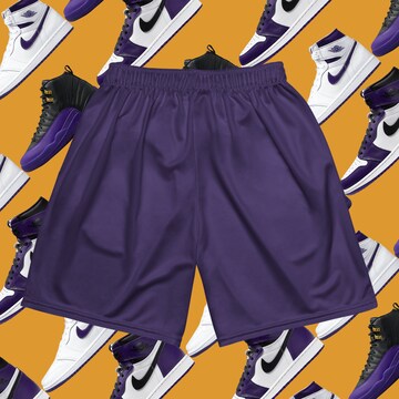 Jordan 12 Retro Field Purple, Jordan 1 Court Purple, - For The Bruhz - Omega Psi Phi - Sneaker Match Unisex Mesh Shorts