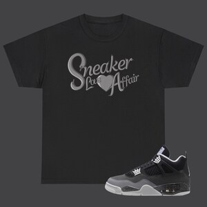 Jordan 4 Fear 2024 - Sneaker Love Affair - Unisex Heavy Cotton Sneaker Matching Tee