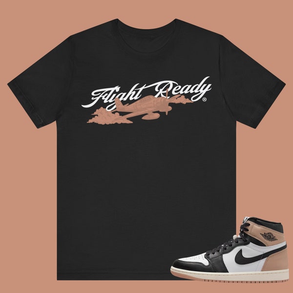 Jordan 1 High OG WMNS Latte - Flight Ready - Unisex Sneaker Matching Tees