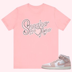 Jordan 1 Mid Legend Pink - Sneaker Love Affair - Unisex Sneaker Pasujące Koszulki