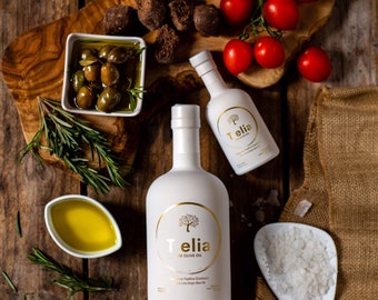 Olio d'oliva greco 12 bottiglie X T elia Olio d'oliva EVOO Ultra Premium 500 ml / 1 scatola di cartone Spedizione gratuita in Europa