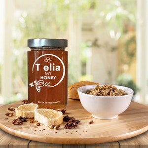 Griekse honing 12 potten X Telia My Honey Bee biologische Griekse tijm honing - 1 kartonnen doos / gratis verzending naar Europa