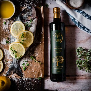 Griekse olijfolie 12 flessen X T elia olijfolie Premium EVOO groene glazen fles uit Griekenland 750ml - 1 kartonnen doos Gratis verzending naar Europa
