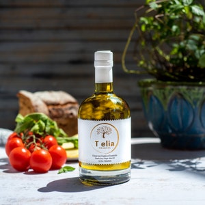Griekse Olijfolie 12 Flessen X Telia Olijfolie Ultra Premium EVOO Flint 500ml - 1 Kartonnen Doos Gratis Verzending naar Europa