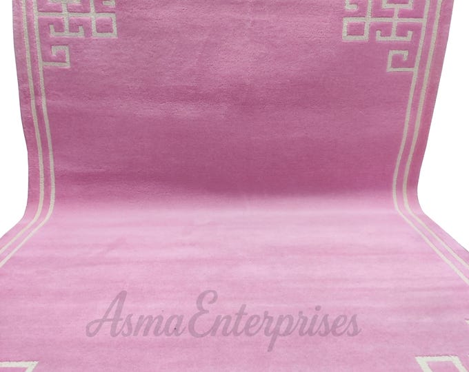 Hand-Tufted Wool Rug: Modern Persian Style, Soft Pile 5x8