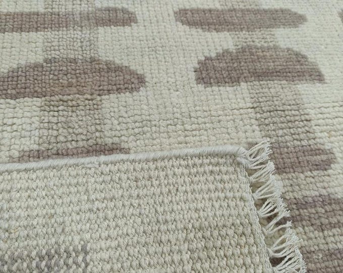 Modern Oushak Rug Muted Vintage Antique Turkish Large Area Rug For Living Room Bedroom Home Decor