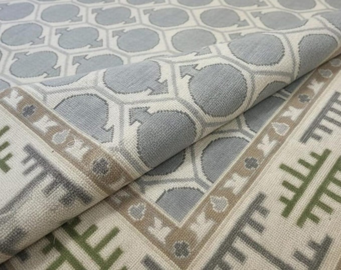 Modern Oushak Rug, Hand Knotted Turkish Wool Antique Rug large Area Living Room Bedroom Home Decor