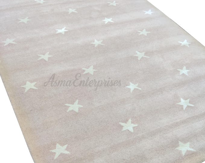 Hand-Tufted Wool Area Rug: Modern Persian Style, Soft Pile 5x7