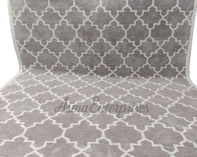 Hand-Tufted Wool Area Rug: Modern Persian Style, Soft Pile (8x10)
