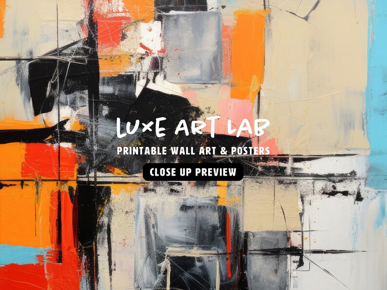 ENIGMA UNVEILED | Abstract Art | Wall Art | Impressionism | Wall