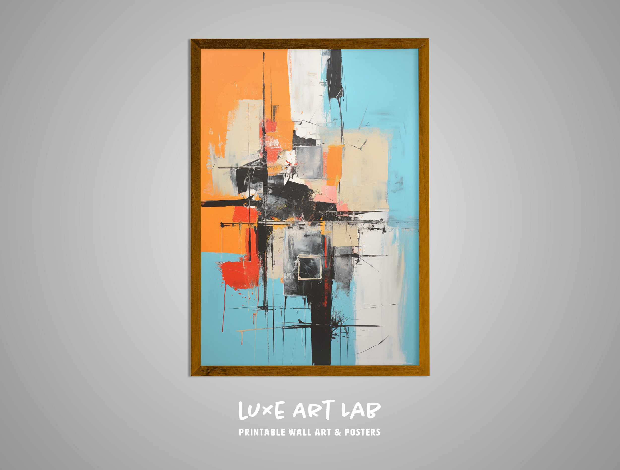 ENIGMA UNVEILED Abstract Art Wall Art Impressionism Wall Decoration - Etsy