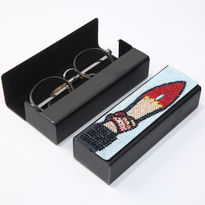 Glasses storage box sunglasses case diamond painting glasses case christmas
