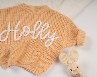 Adorable Customized Baby Sweaters: Cherish Their Name in Stunning Embroidery
