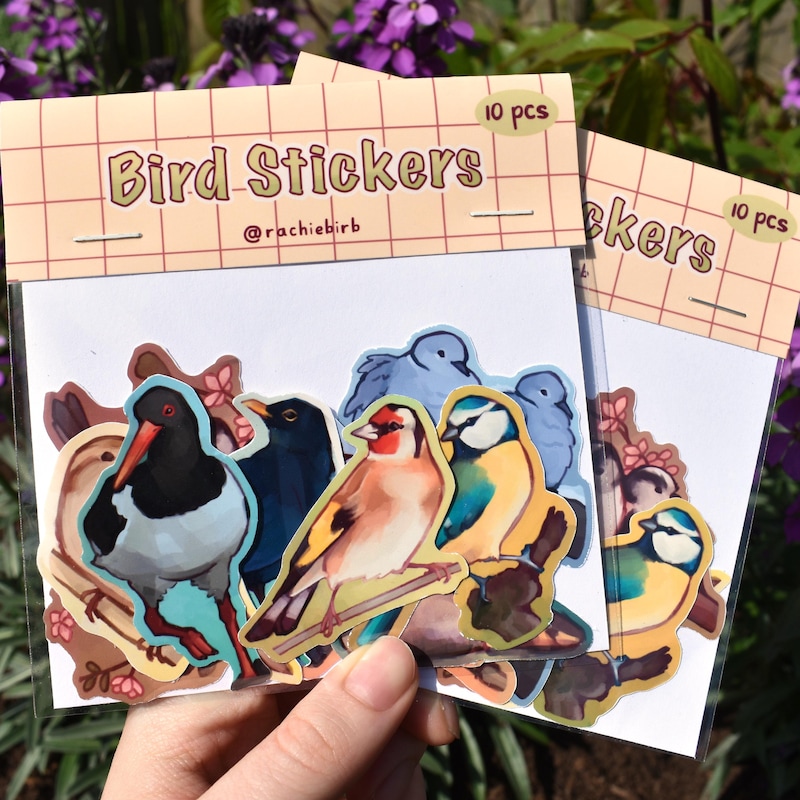 Sticker Pack Bird - Etsy UK