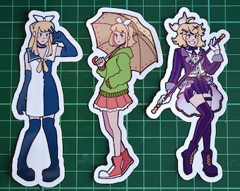 Kagamine Rin Stickers | Vocaloid | Cute Character Stickers