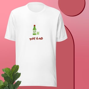 Soju White Shirt, fun, graphic, mens, womens, travel, korea, holiday, t-shirt