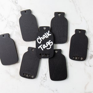 Laser Cut Chalk Tag, Custom Tags, Mason Jar Tags, Custom Chalk Tags, Mason Jar Chalk Tags