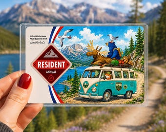 Animal National Park Passinhaber, Amerika die schöne Passhülle, Geschenk für Wanderer