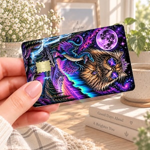 Diseño de tarjeta de Carl de Dungeon Crawler, funda para tarjeta de crédito de Princess Donut, regalo para lectores de LitRPG