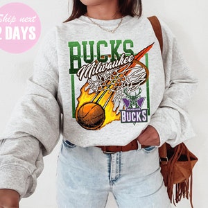 Milwaukee Bucks Shirt – Milwaukee Bucks Vintage Jersey T-Shirt – Clothes  For Chill People