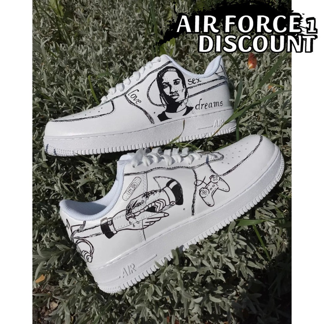 asap rocky air force 1 custom