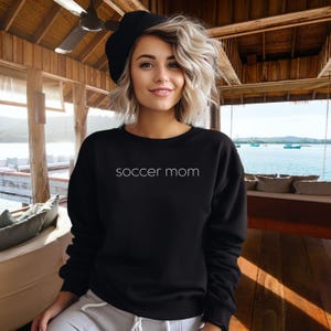 Soccer Mom Sweatshirt | Sports Mama Shirt | Fierce Mom Life Sweater | Gift for Mom | Trendy & Cozy Game Day Shirt | Mothers Day Gift | Team