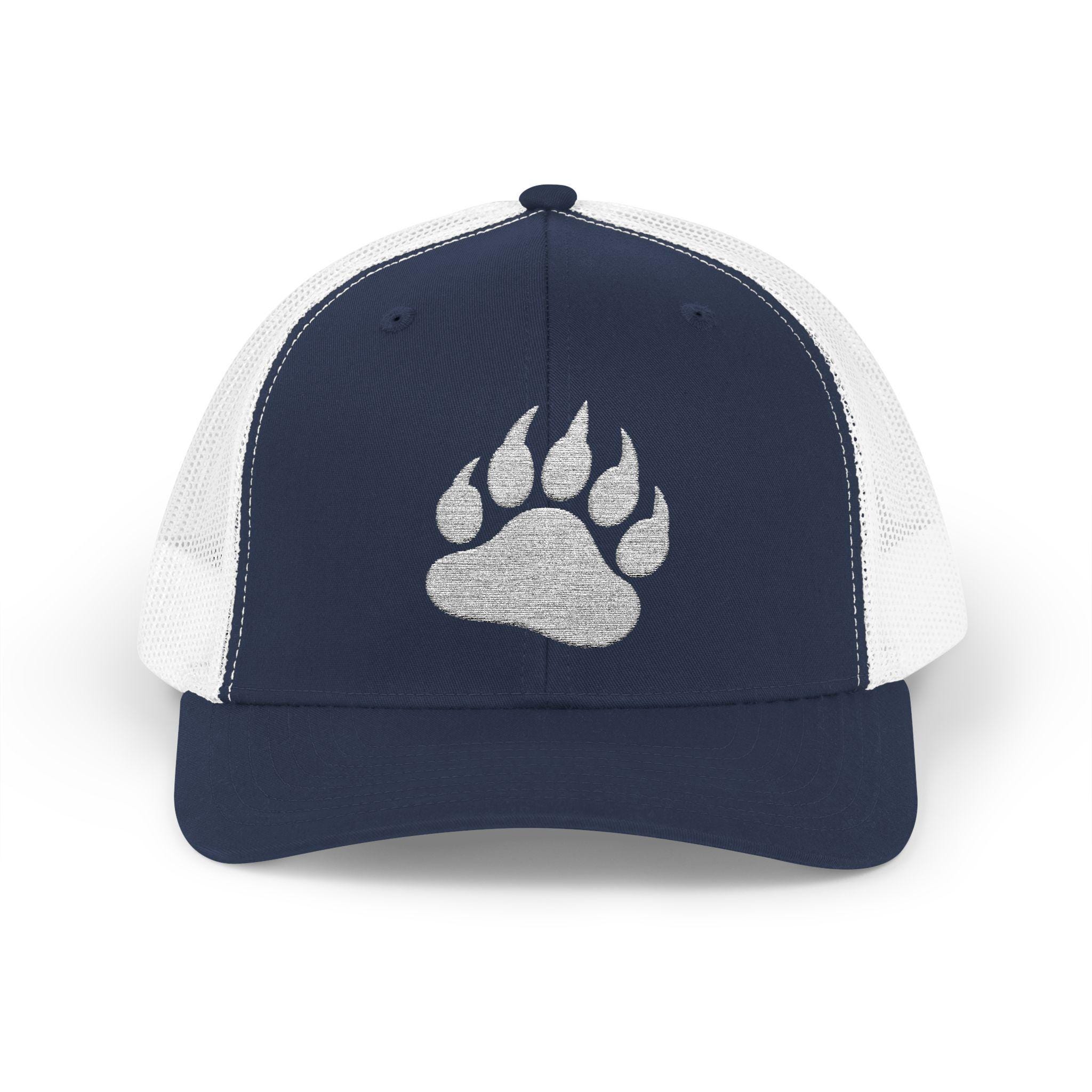 Embroidered Bear Paw Trucker Hat: Gay Bear Pride Snapback - Etsy display picture 3