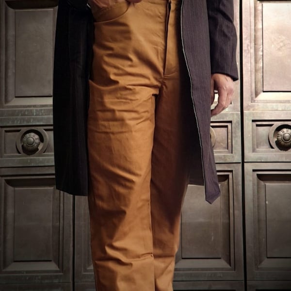 Gründerzeit Hose Clay caramel Western pants