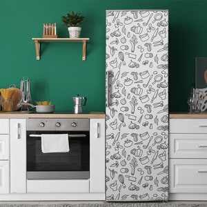 Solid Color Magnetic Vinyl Fridge Skins Cover Your Beat-up Refrigerator and  Give Your Kitchen a Whole New Look HUGE Array of Colors 