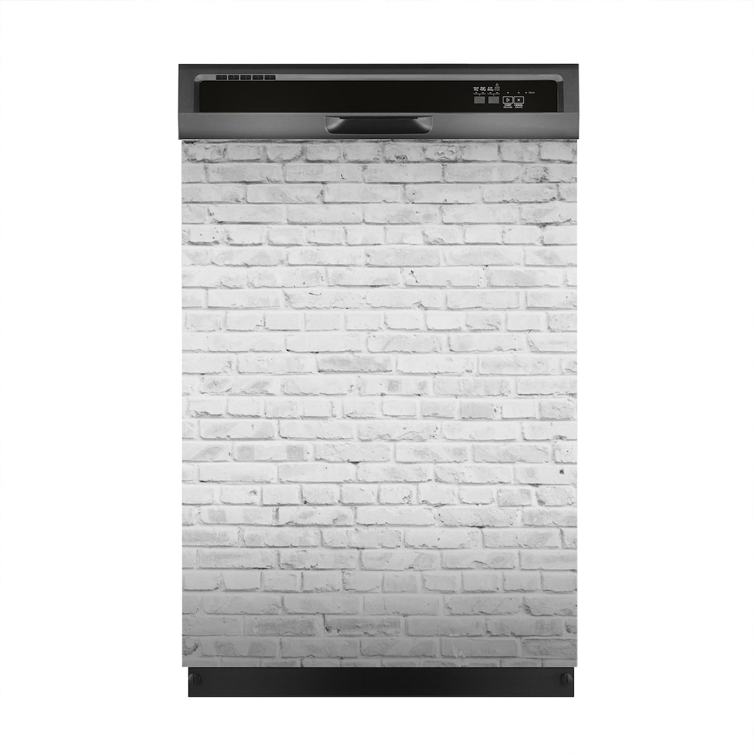 Dishwasher Sticker Bright Bricks Gray Removable Sticker Etsy