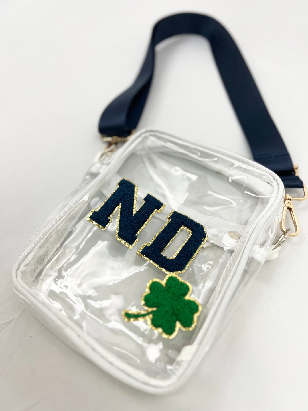 NOTRE Dame Clear Stadium Bag Etsy