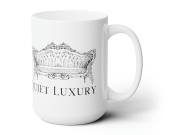 Opulent Heritage: Old Money Inspired Coffee Mug - Elegance for your Morning Brew