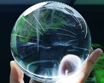 great clear crystal ball magic ball Divination, increment,natural clear ball angry pet 113mm