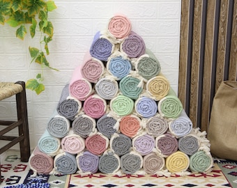 Personalized Turkish Beach Towel, Bridesmaids Towels, Bath Towel With Name, 40&quot;x70&quot;, Bachelorette Party Favors, Gifts For Her, Towel In Bulk